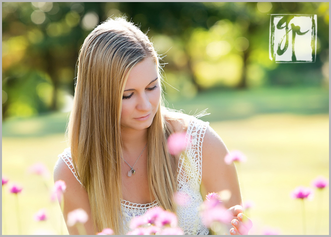 senior portraits Meadowlark gardens