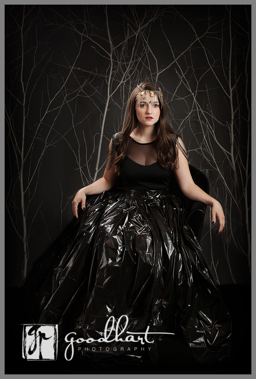 How-To: Trash Bag Dress Fashion Shoot - Goodhart